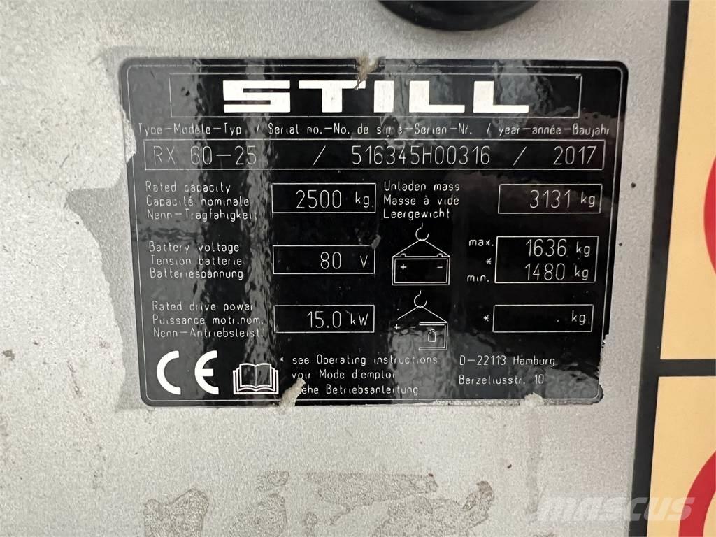 Still RX60-25 バッテリーフォークリフト