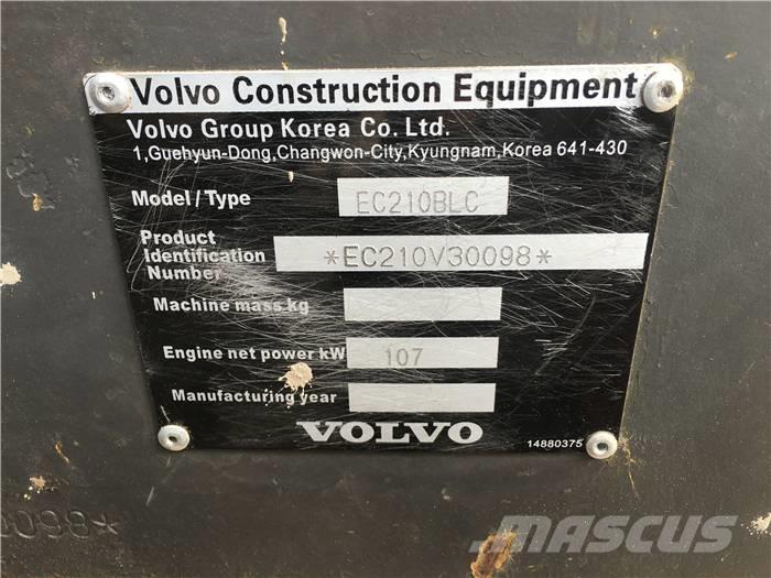 Volvo EC 210 B LC 大型油圧ショベル12t以上（パワーショベル・ユンボ）