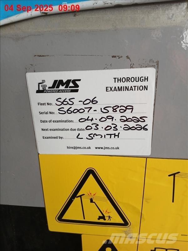 Genie S 65 ブームリフト　直伸型