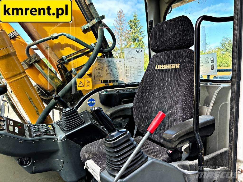 Liebherr A 314 ホイール式油圧ショベル（パワーショベル・ユンボ・バックホー）