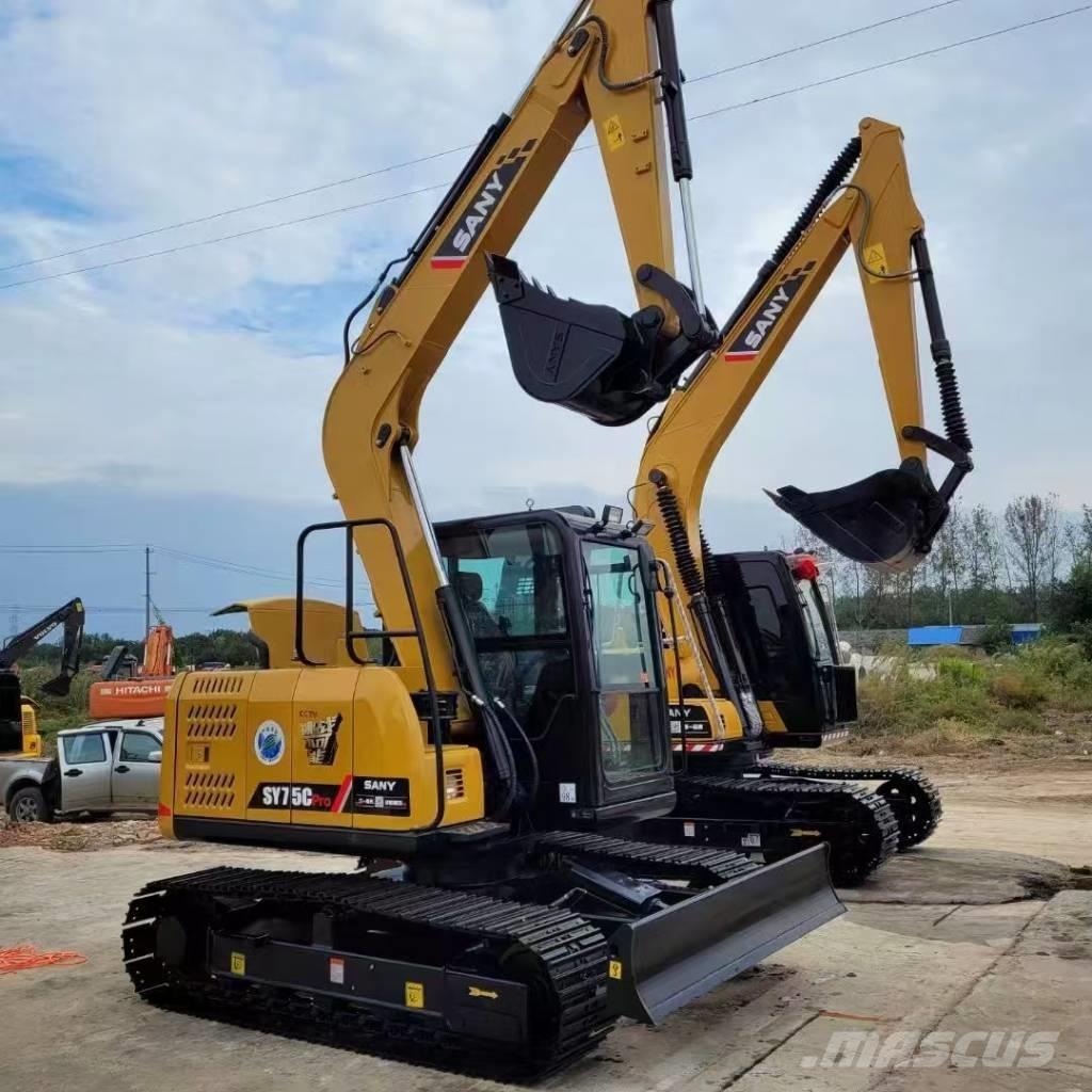 Sany SY75C 中型油圧ショベル 7ｔ-12ｔ（ユンボ・パワーショベル・バックホー）