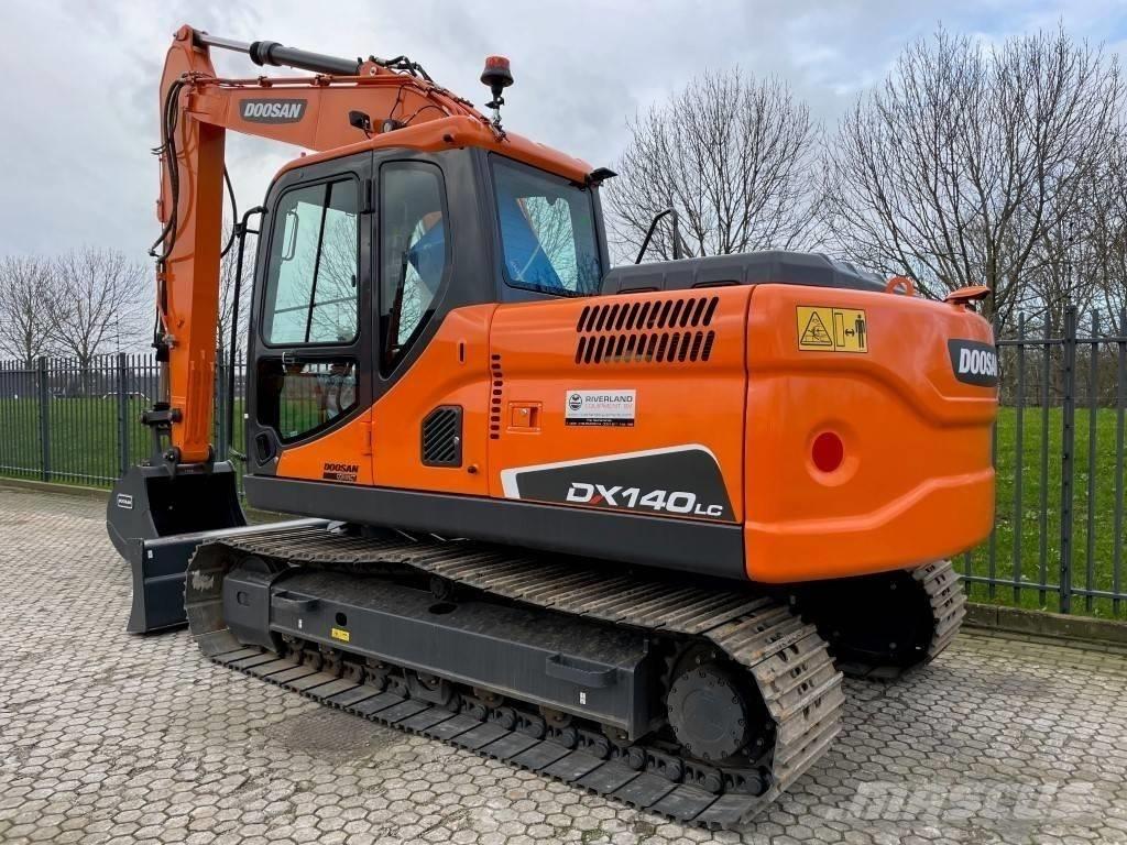 Doosan DX 140w ホイール式油圧ショベル（パワーショベル・ユンボ・バックホー）