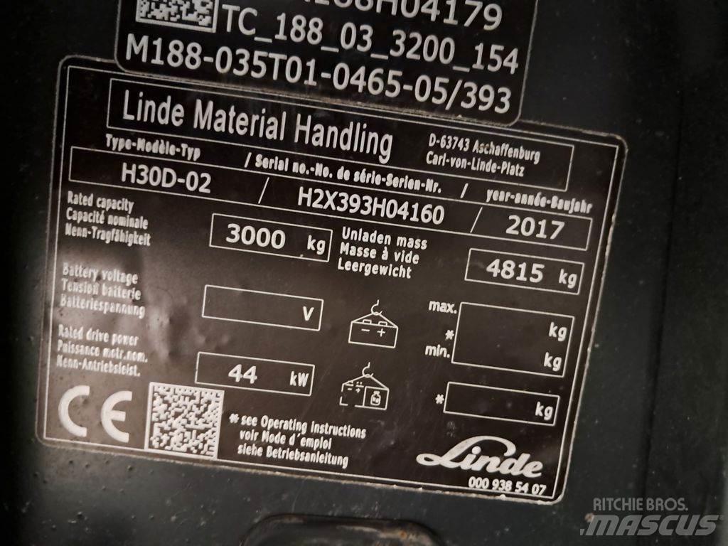 Linde H30D-02 ディーゼル・軽油