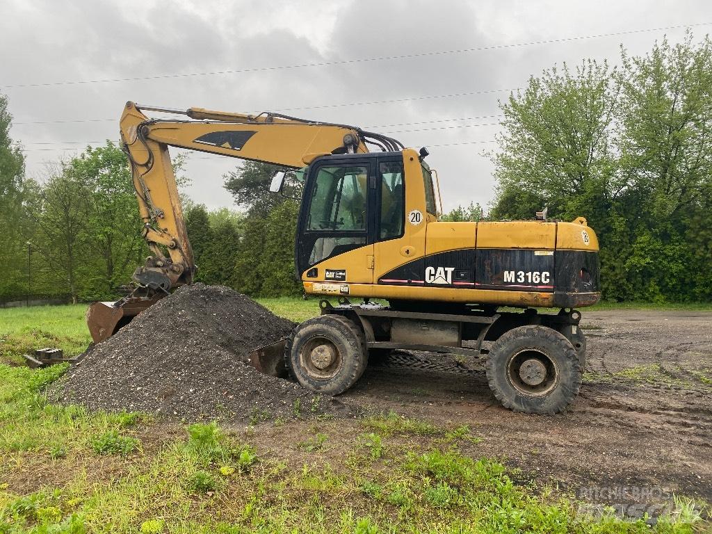 CAT M 316 C ホイール式油圧ショベル（パワーショベル・ユンボ・バックホー）