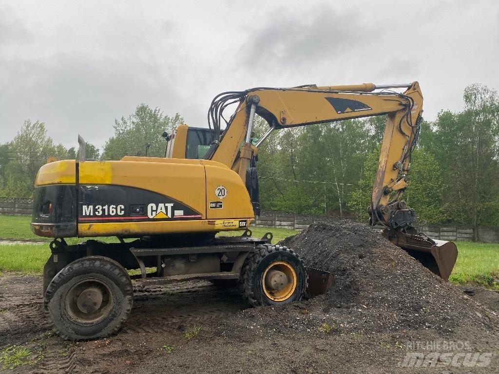 CAT M 316 C ホイール式油圧ショベル（パワーショベル・ユンボ・バックホー）