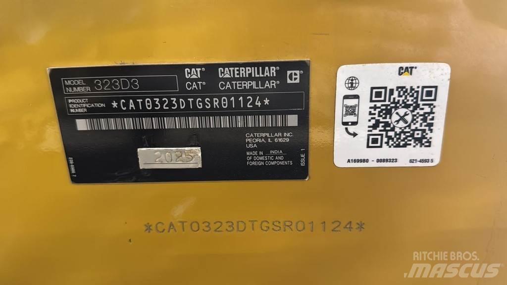 CAT 323D3 特殊油圧ショベル