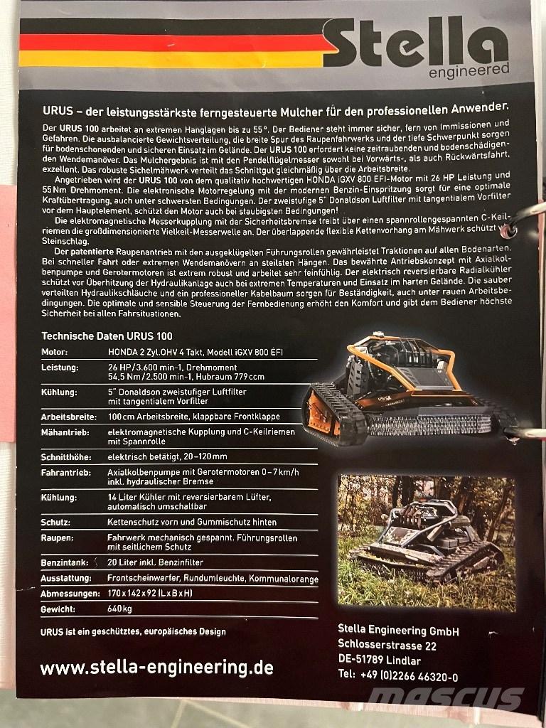 Stella URUS 100 ロボット芝刈り機