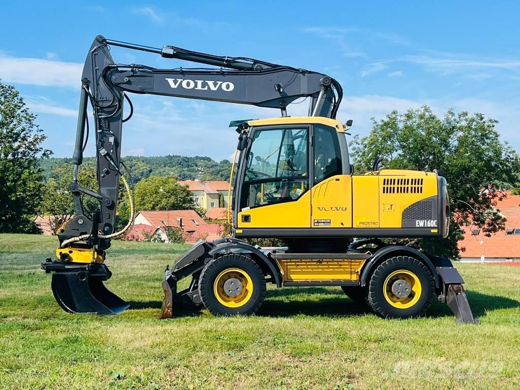 Volvo EW 160 C ホイール式油圧ショベル（パワーショベル・ユンボ・バックホー）