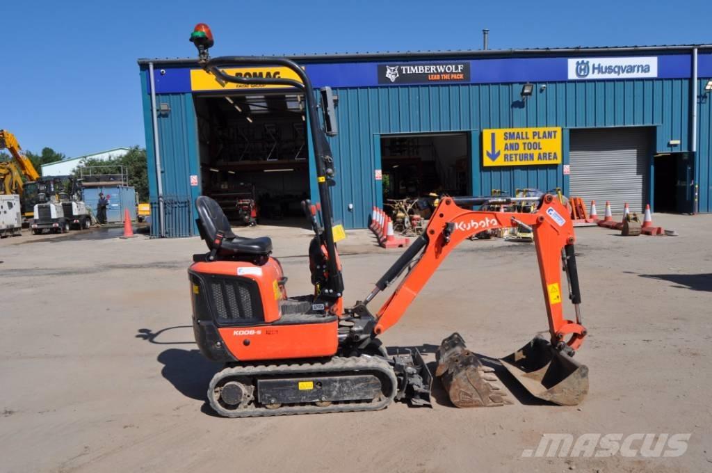 Kubota K 008-5 ミニ油圧ショベル 7t以下（ミニユンボ・ミニディガー）