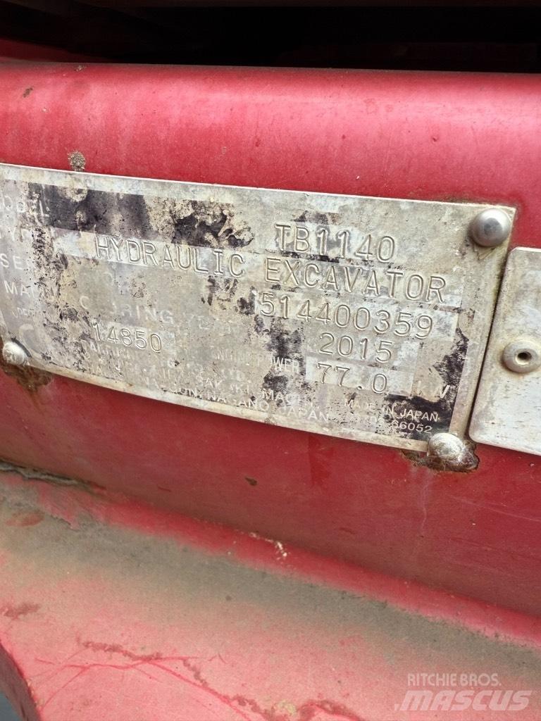 Takeuchi TB 1140 大型油圧ショベル12t以上（パワーショベル・ユンボ）