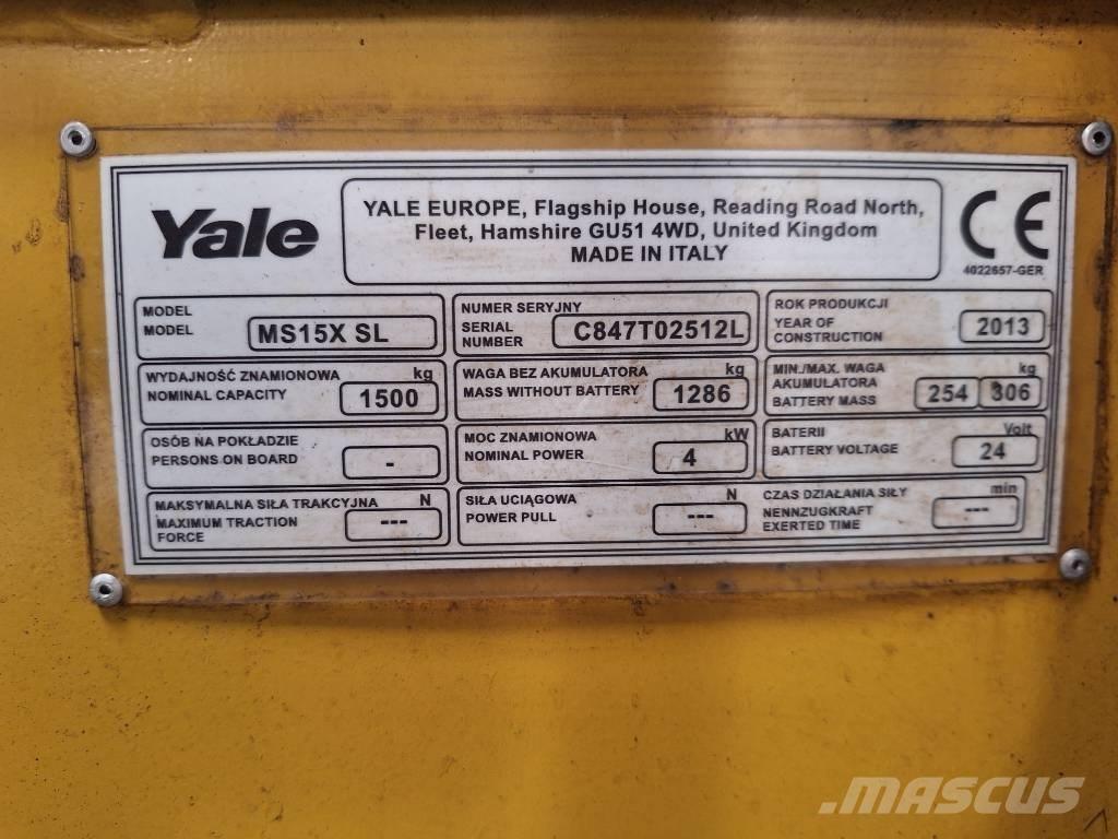 Yale MS 15x IL フォークリフト - その他