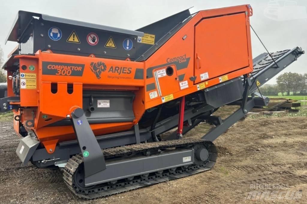 Arjes 300 Compaktor 廃棄物シュレッダー