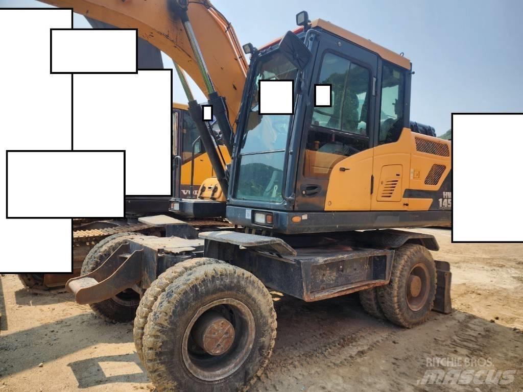 Hyundai HW145 ホイール式油圧ショベル（パワーショベル・ユンボ・バックホー）