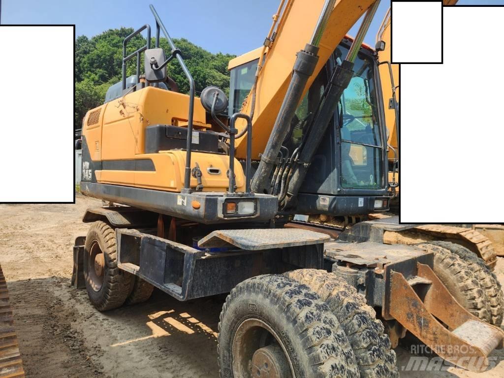 Hyundai HW145 ホイール式油圧ショベル（パワーショベル・ユンボ・バックホー）