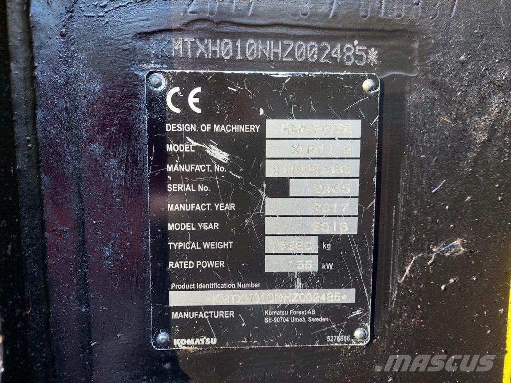 Komatsu 911 ハーベスター