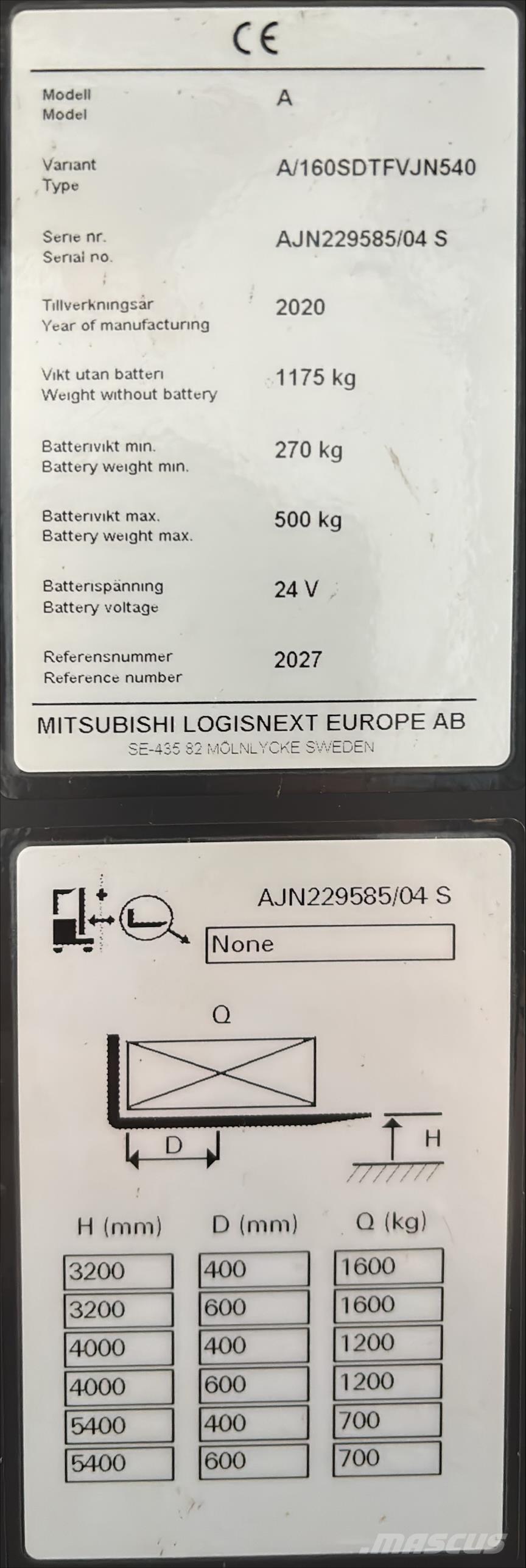 Atlet A160 自走式スタッカー
