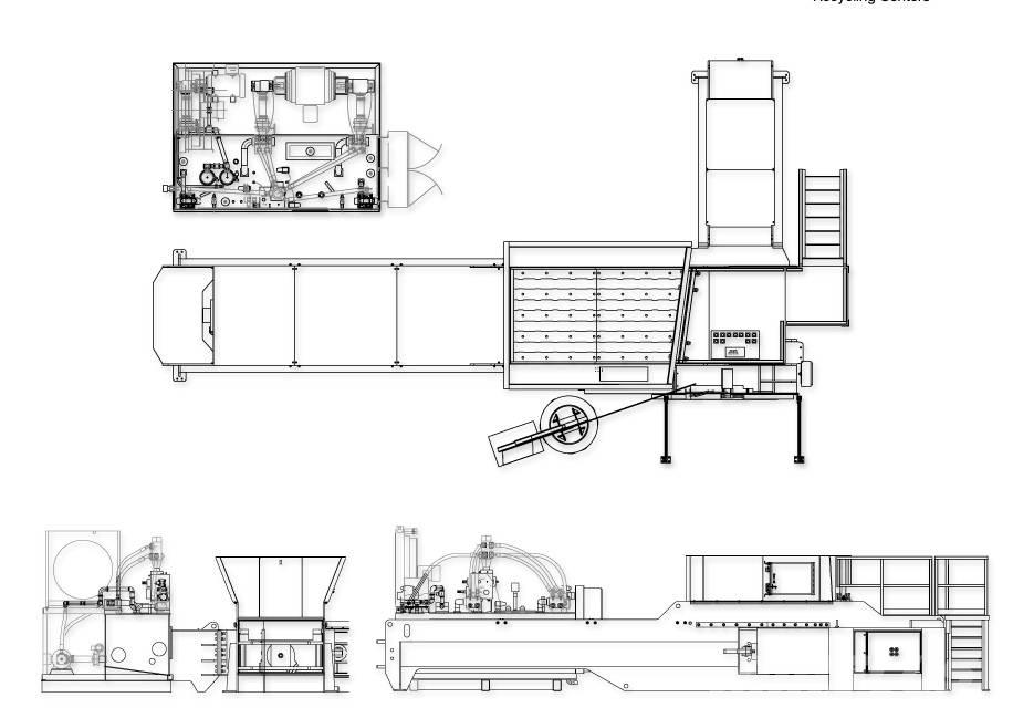 Harris 150S-4-12/9 工業用梱包機　ベーラー