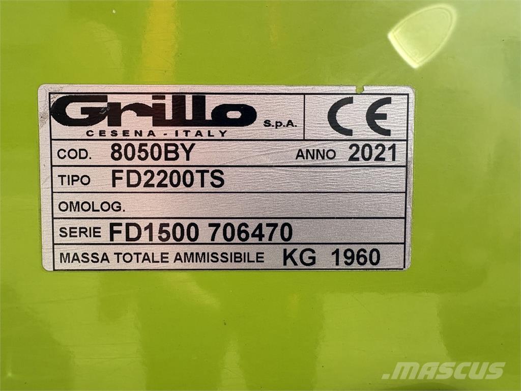 Grillo FD2200TS 乗用・自走モア/芝刈り機