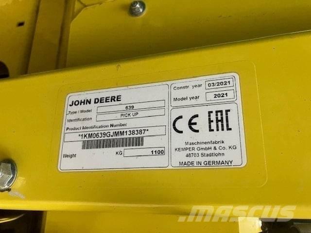 John Deere 8500i 自走式フォレージハーベスター