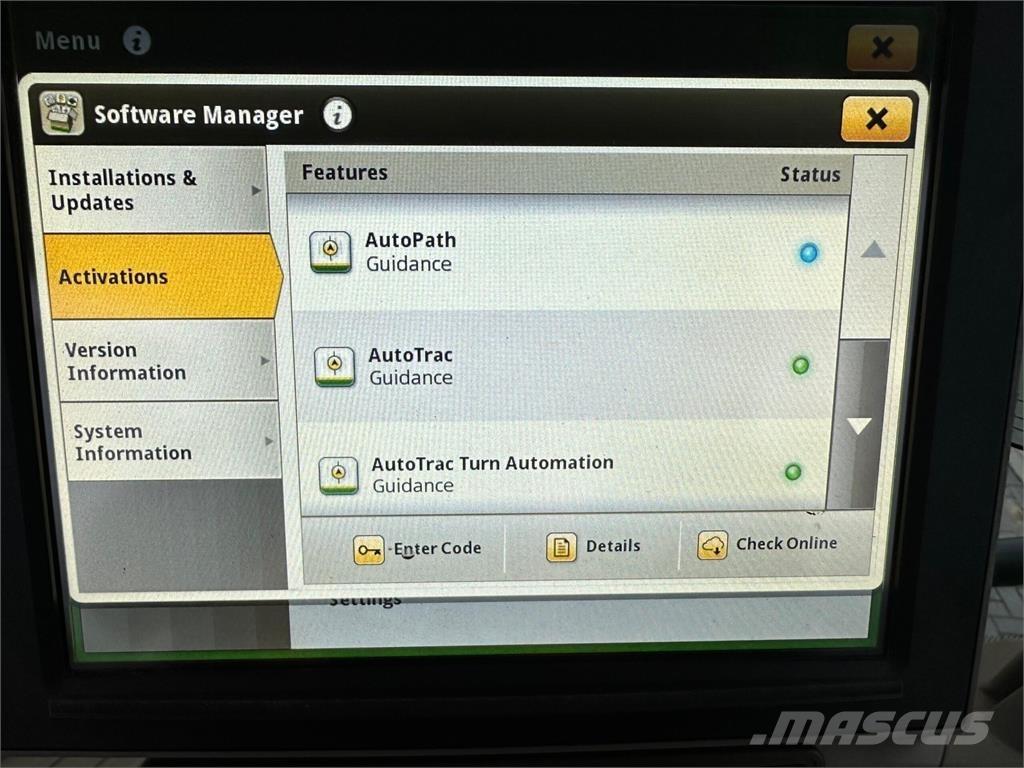 John Deere 8RX 410 トラクター