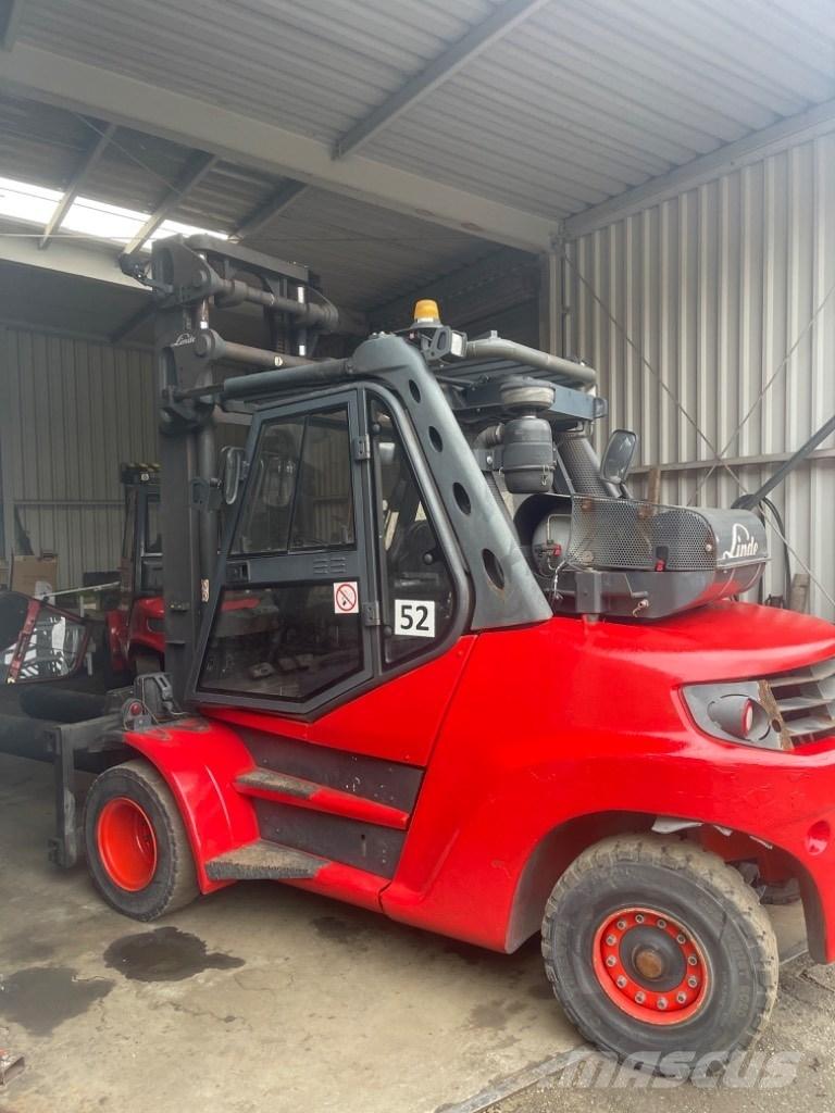 Linde H 80 T 900 LPGフォークリフト