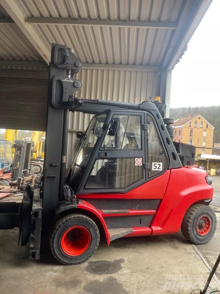 Linde H 80 T 900 LPGフォークリフト
