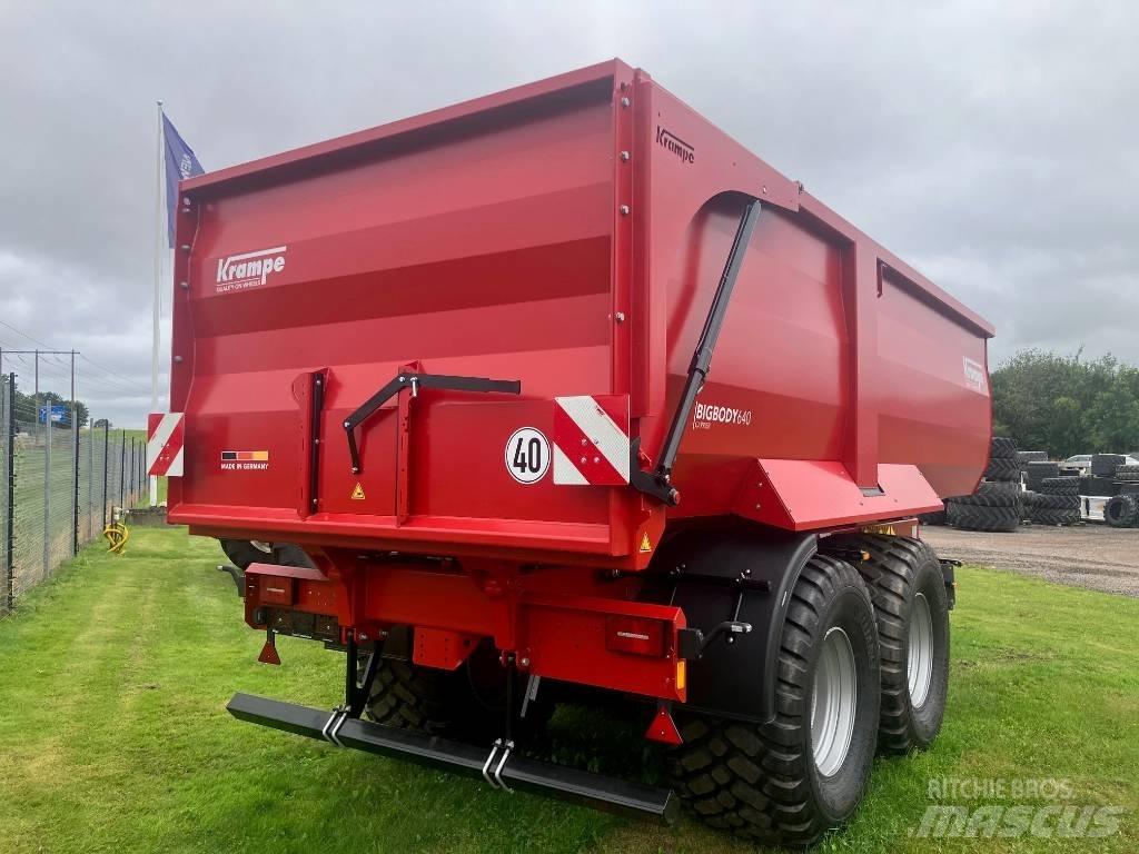 Krampe Big Body 640 ダンプトレーラー
