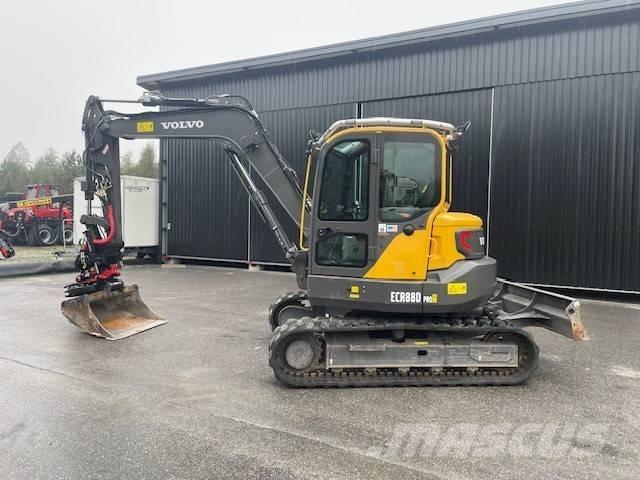 Volvo ECR 88 D 中型油圧ショベル 7ｔ-12ｔ（ユンボ・パワーショベル・バックホー）