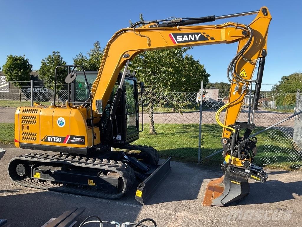 Sany SY 75 C pro 中型油圧ショベル 7ｔ-12ｔ（ユンボ・パワーショベル・バックホー）