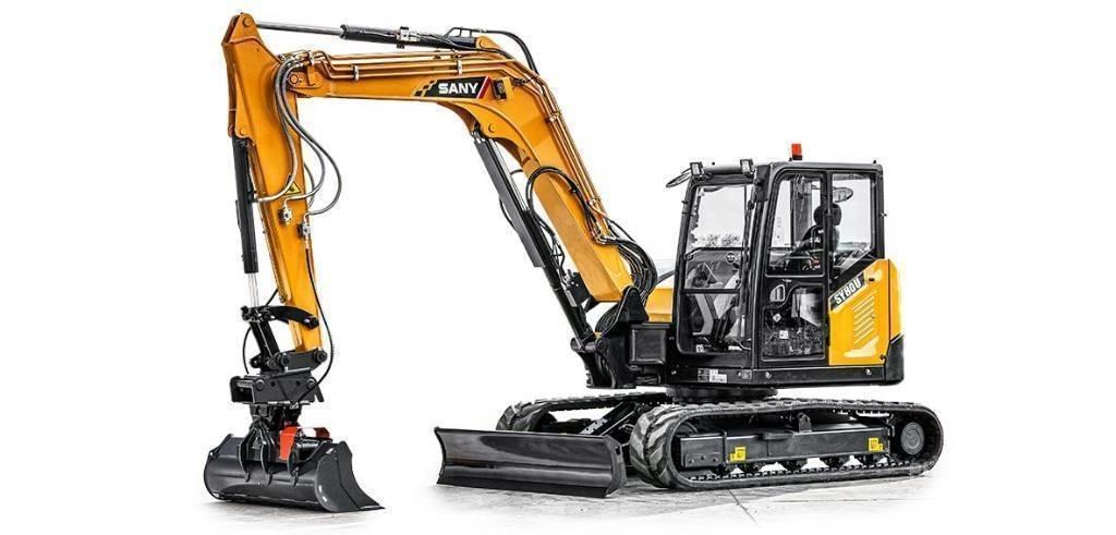 Sany SY 80 U DEMO 中型油圧ショベル 7ｔ-12ｔ（ユンボ・パワーショベル・バックホー）