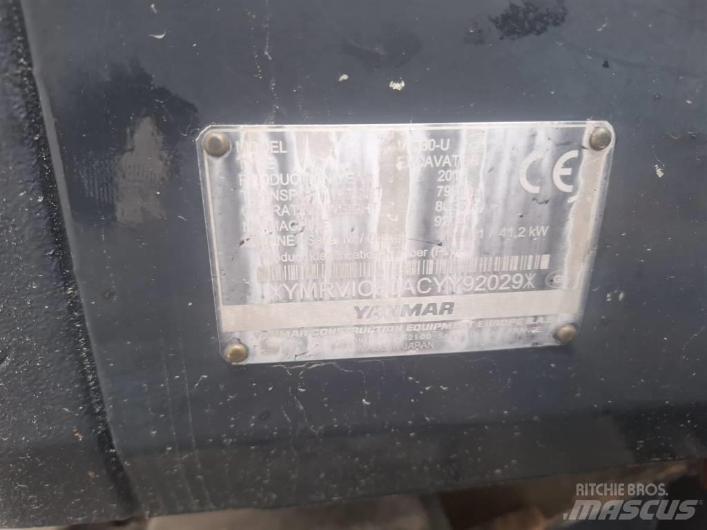 Yanmar Vio 80 U 中型油圧ショベル 7ｔ-12ｔ（ユンボ・パワーショベル・バックホー）