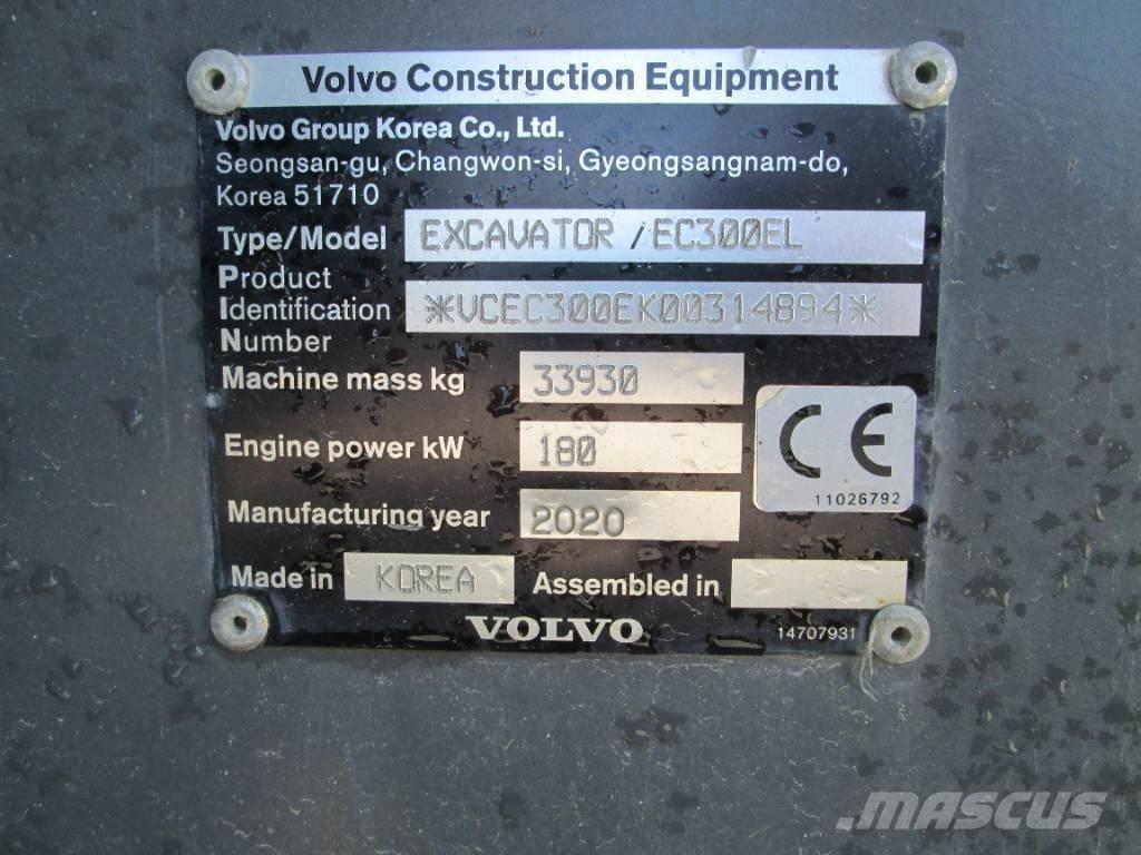 Volvo EC 300 EL 大型油圧ショベル12t以上（パワーショベル・ユンボ）