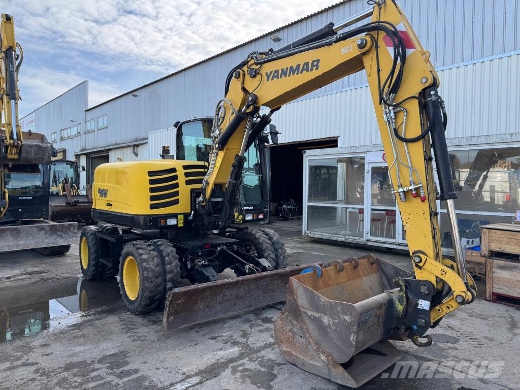 Yanmar B95W (40576) ホイール式油圧ショベル（パワーショベル・ユンボ・バックホー）
