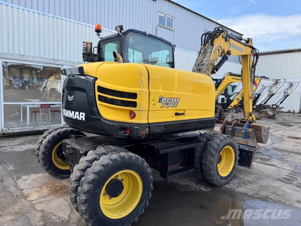 Yanmar B95W (40576) ホイール式油圧ショベル（パワーショベル・ユンボ・バックホー）