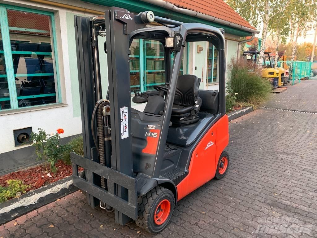 Linde H16T-01 V-3071 LPGフォークリフト