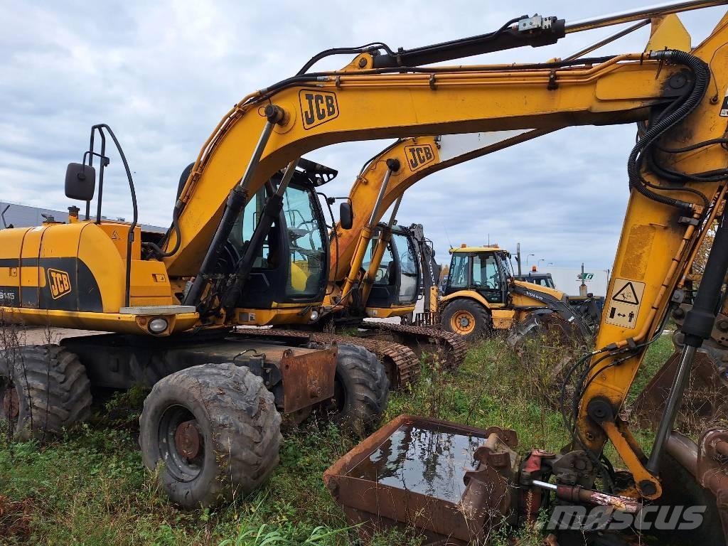 JCB JS 145 W ホイール式油圧ショベル（パワーショベル・ユンボ・バックホー）