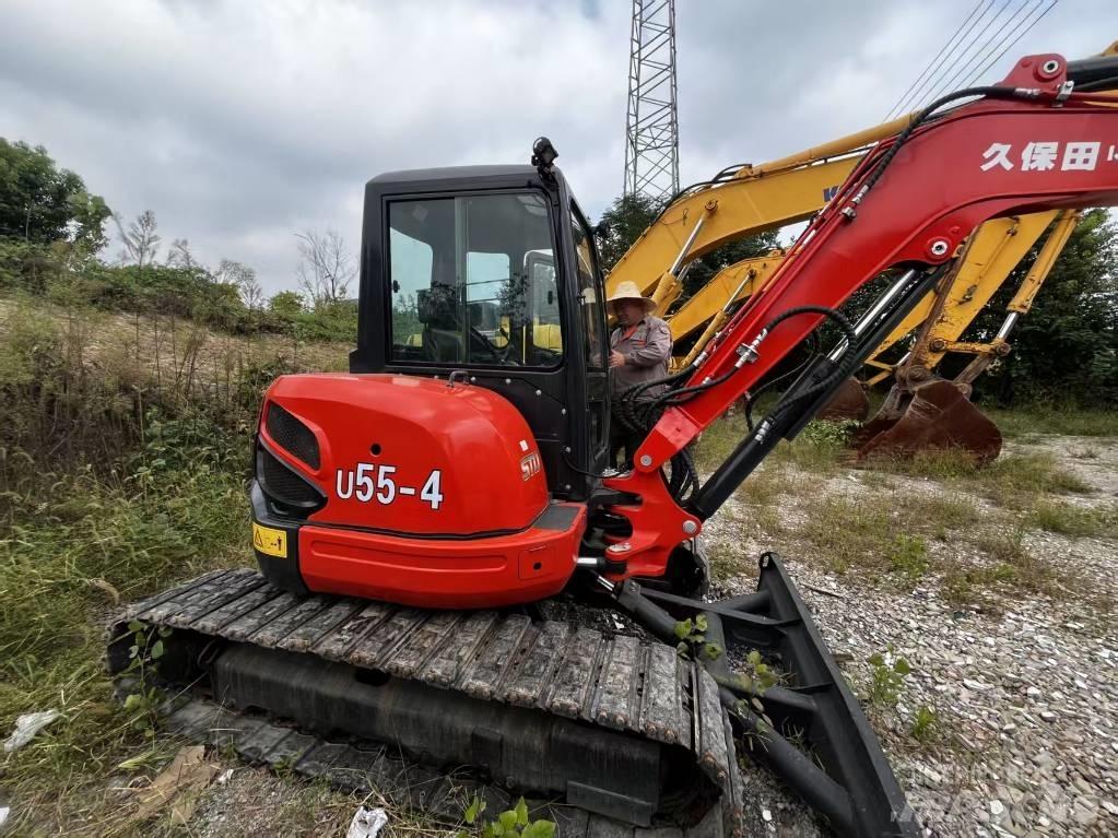 Kubota U 55 中型油圧ショベル 7ｔ-12ｔ（ユンボ・パワーショベル・バックホー）
