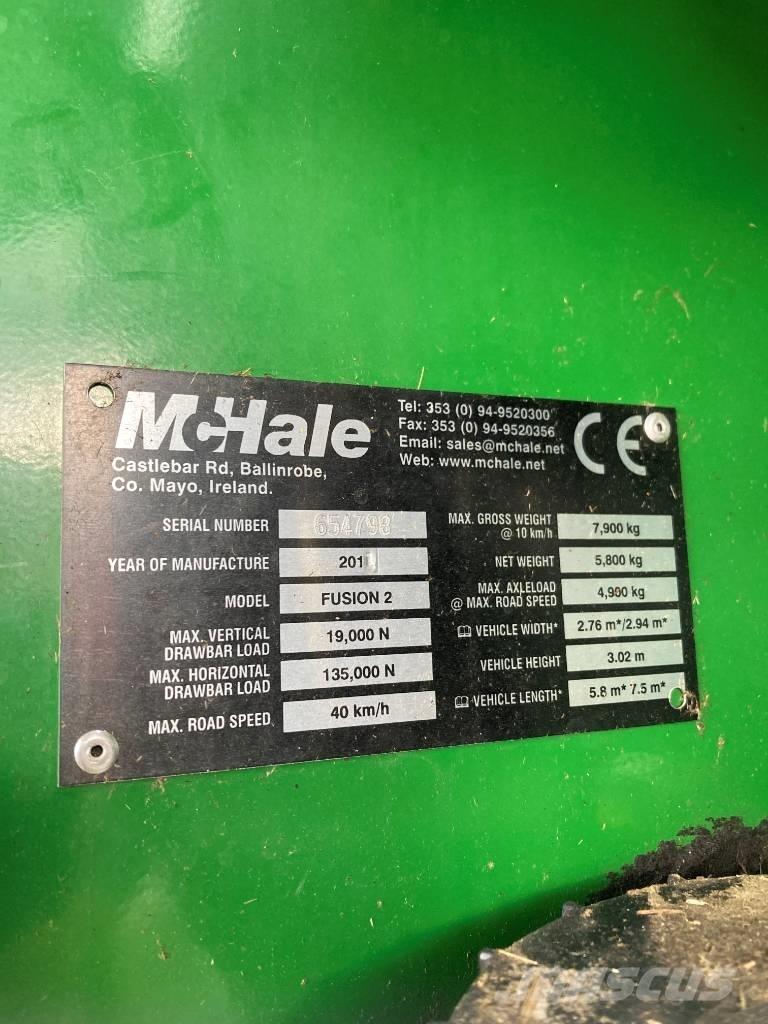 McHale Fusion 2 ラウンドベーラー