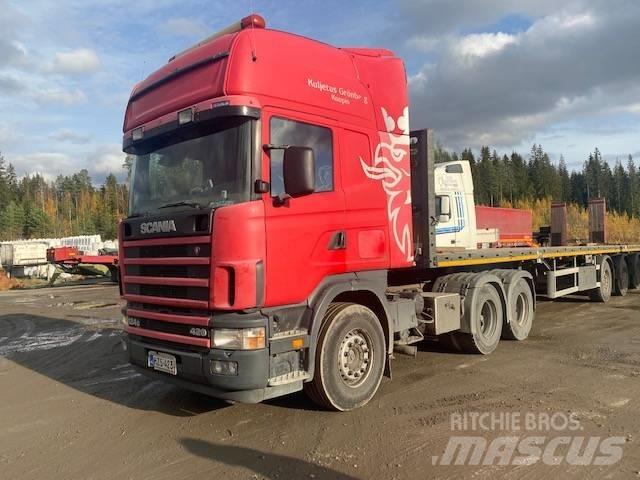 Scania R420, 6x2 中古トラクターヘッド | トレーラーヘッド