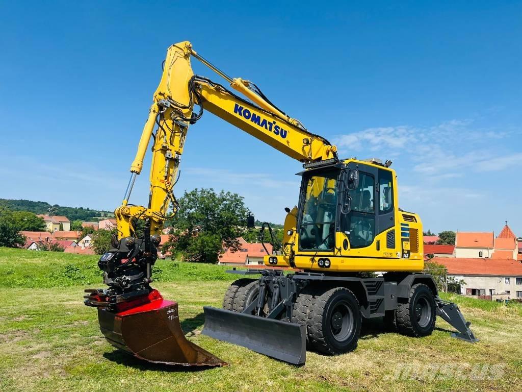 Komatsu PW 148-10 ホイール式油圧ショベル（パワーショベル・ユンボ・バックホー）