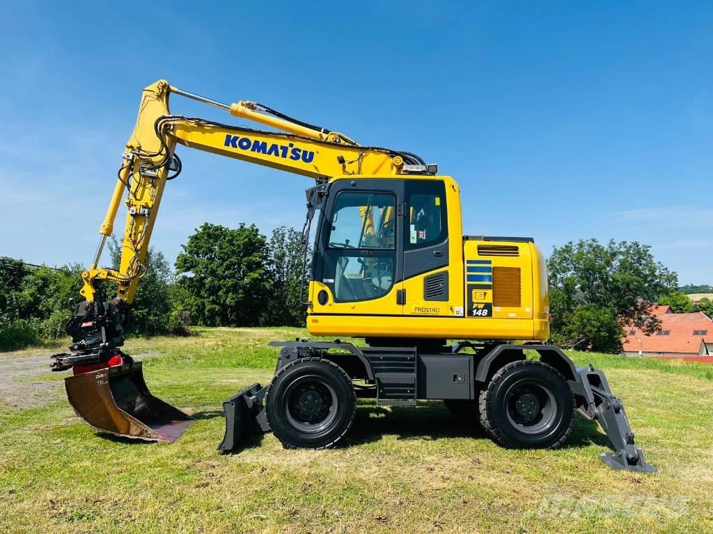 Komatsu PW 148-10 ホイール式油圧ショベル（パワーショベル・ユンボ・バックホー）