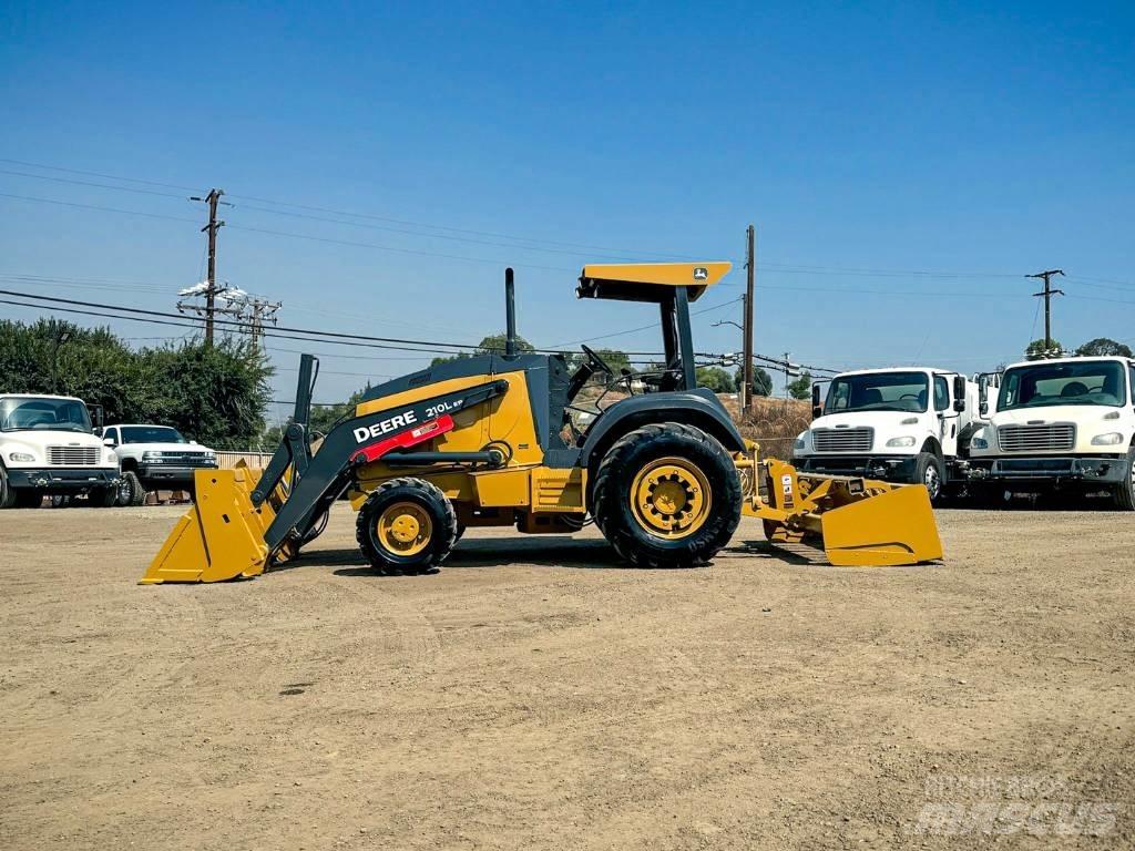 John Deere 210 LE EP フロントローダーとディガー