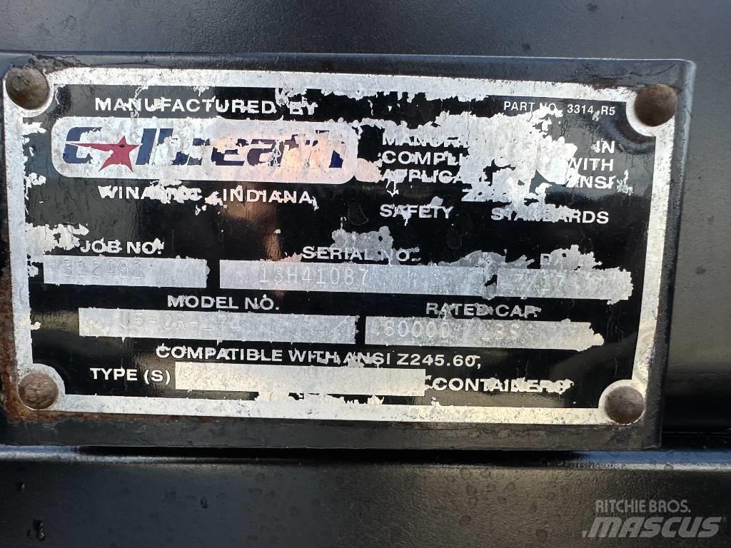 Mack GU813 ケーブルリフト着脱式トラック