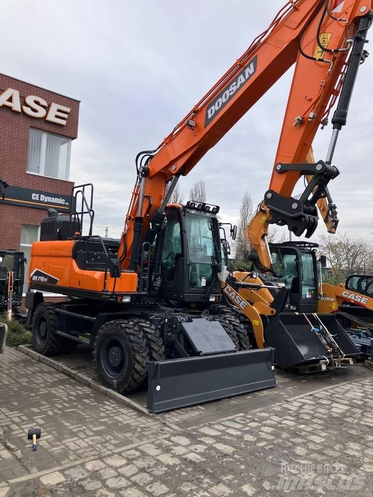 Doosan DX 170 W-7 ホイール式油圧ショベル（パワーショベル・ユンボ・バックホー）