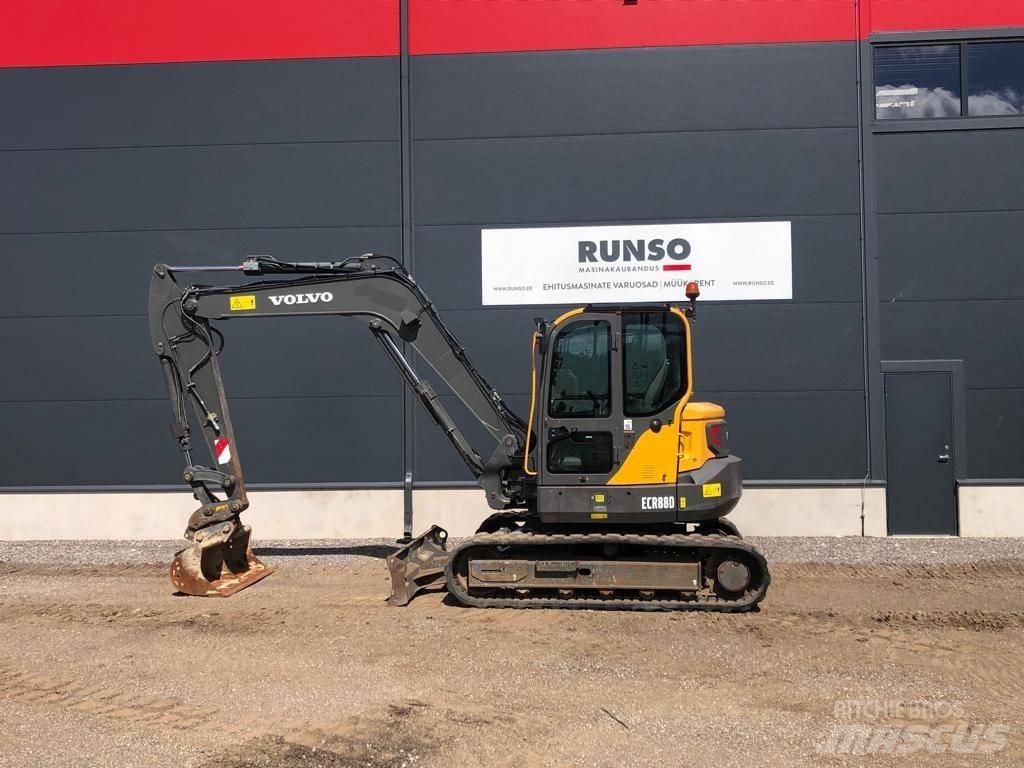 Volvo ECR 88 D 中型油圧ショベル 7ｔ-12ｔ（ユンボ・パワーショベル・バックホー）
