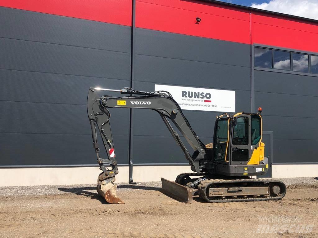 Volvo ECR 88 D 中型油圧ショベル 7ｔ-12ｔ（ユンボ・パワーショベル・バックホー）