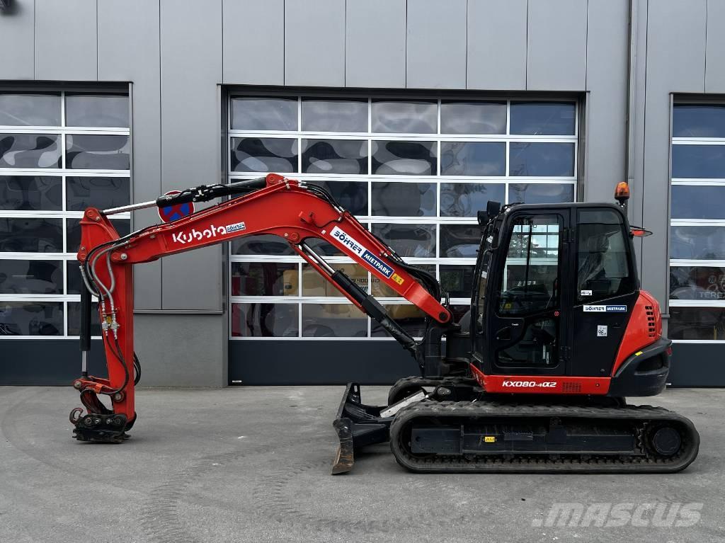 Kubota KX 080-4 | OQ45 中型油圧ショベル 7ｔ-12ｔ（ユンボ・パワーショベル・バックホー）