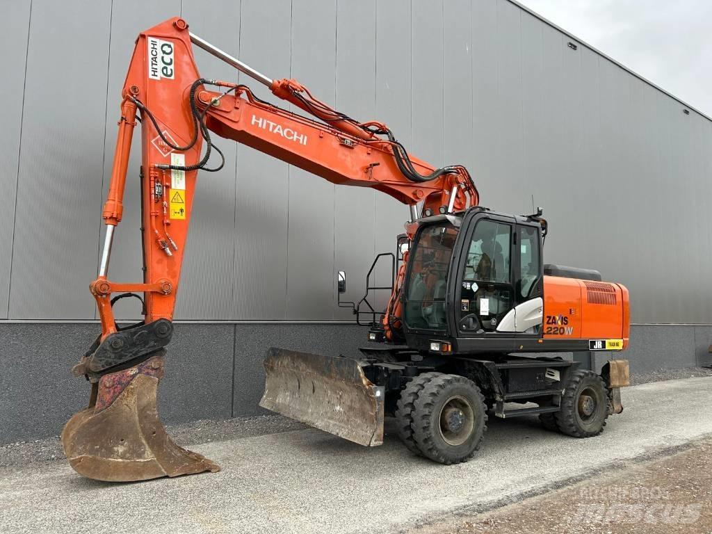 Hitachi ZX220W-5B ホイール式油圧ショベル（パワーショベル・ユンボ・バックホー）