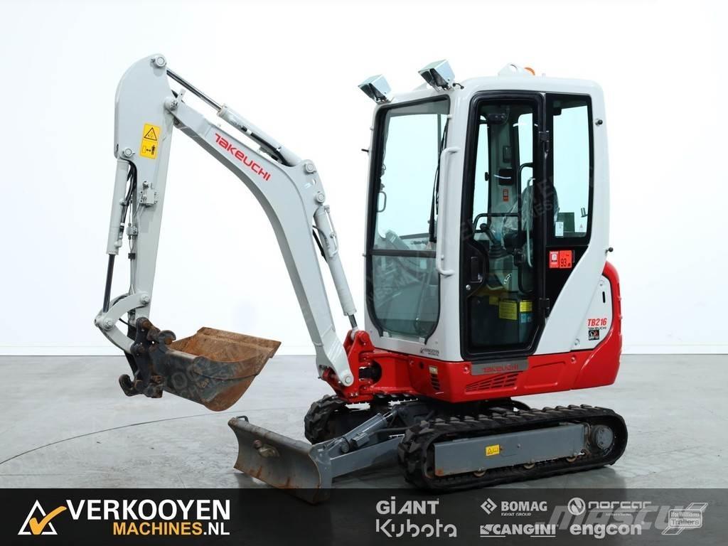 Takeuchi TB216 ミニ油圧ショベル 7t以下（ミニユンボ・ミニディガー）