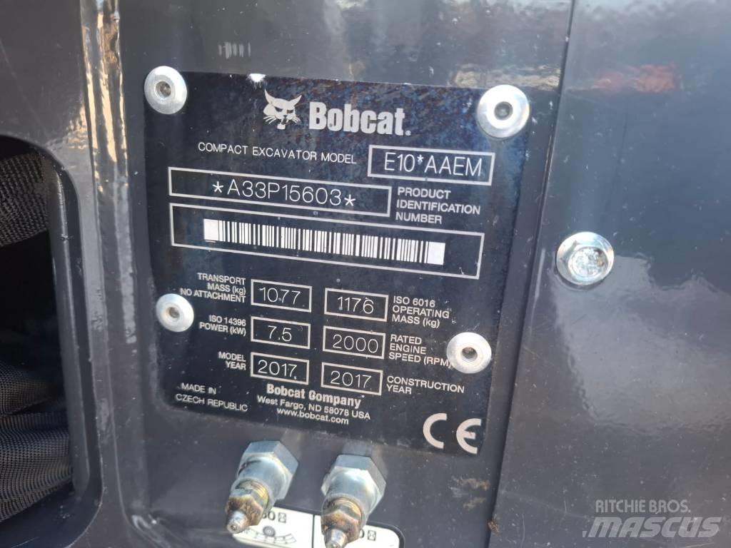 Bobcat E 10 ミニ油圧ショベル 7t以下（ミニユンボ・ミニディガー）